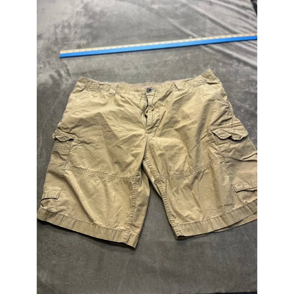 Polo‎ Ralph Lauren Mens Khaki Utility Canvas Classic Fit Cargo Shorts Size 42